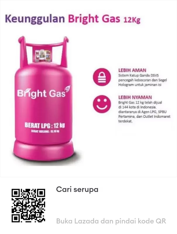 Gas LPG 5,5 Kg Non Subsidi Isi Ulang